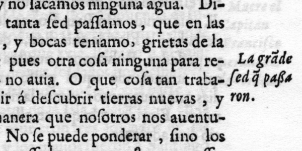 Fragmento de «Historia de la conquista de la Nueva España», de Bernal Díaz del Castillo (Madrid, 1632)